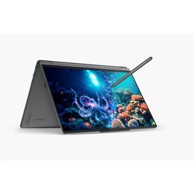 LENOVO Laptop Yoga 9 2-in-1 / Intel Core Ultra 7 258V, 14.0", 2880x1800, 32GB, 1TB SSD, Windows 11 Pro, siva